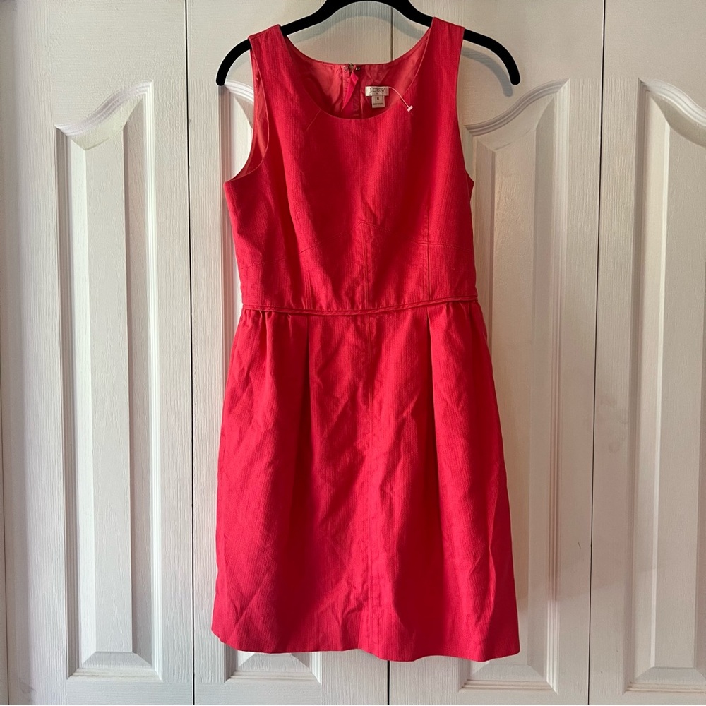 J. Crew Coral Women’s Cotton Dress Size 6